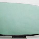 RH REAR DOOR GLASS GREEN - WITH FITTINGS